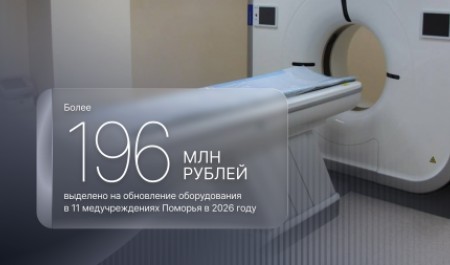В 2026 году 11 медучреждений Поморья оснастят современной диагностической техникой