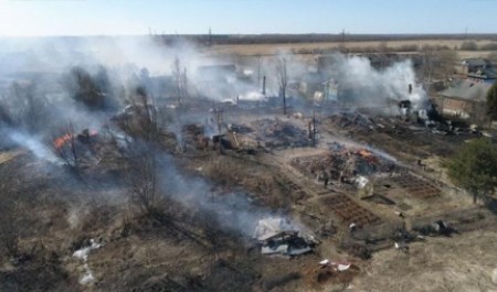 В МЧС опровергли слухи о «травяном» характере огненного ЧП на архангельском острове