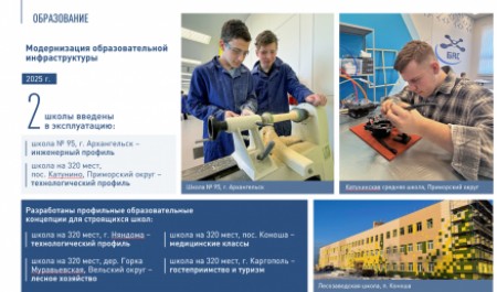 Образование: новые школы и подготовка кадров для экономики региона