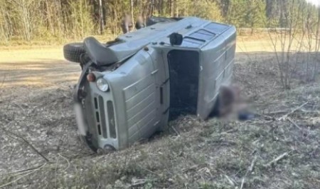 Перевернувшийся «УАЗ» насмерть придавил мужчину в Архангельской области