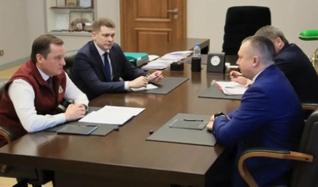 Александр Цыбульский встретился с председателем правления Движения Первых Артуром Орловым