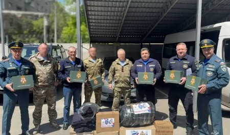 Делегация ветеранов МЧС России прибыла с рабочим визитом в Запорожскую область