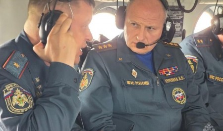 Глава МЧС России Александр Куренков с рабочей поездкой в Краснодарском крае