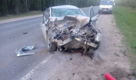 В Плесецком округе случилось большое ДТП с пятью пострадавшими