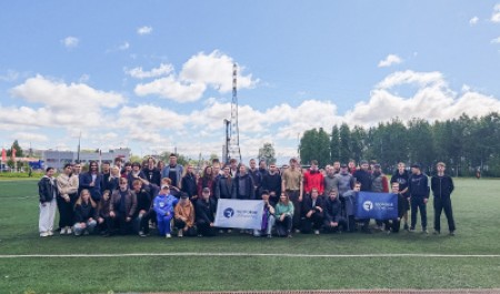 На стадионе «Буревестник» прошла спортивная разминка