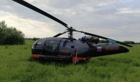 Под Архангельском частный вертолет совершил жесткую аварийную посадку на острове