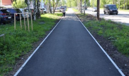 В Архангельске обновляют тротуары: половина объектов уже готова