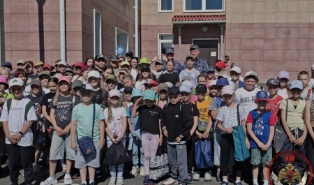 В Мирном провели мероприятие акции «Каникулы с Росгвардией»