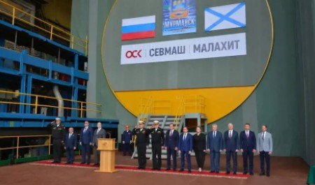 На предприятии ОСК Севмаш состоялась закладка атомного подводного крейсера «Мурманск»