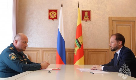 Глава МЧС России провел рабочую встречу с врио губернатора Тверской области