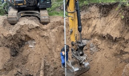 В Вельске приступили к разработке котлована под канализационно-насосную станцию