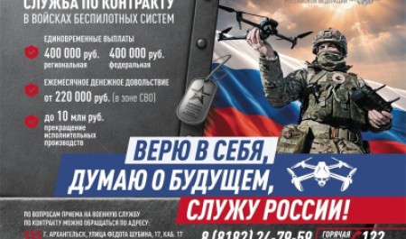 Служба в войсках беспилотных систем: годовой контракт и обучение Служба в войсках беспилотных систем: годовой контракт и обучение