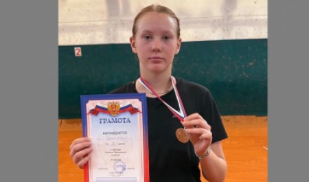 Архангелогородка Анастасия Харитонова – серебряный призер всероссийского турнира по теннису