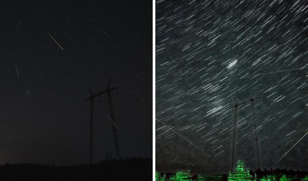 До 24 августа еще можно успеть. Фотограф, любовавшийся метеорным потоком Персеиды, рассказал, как его лучше снимать