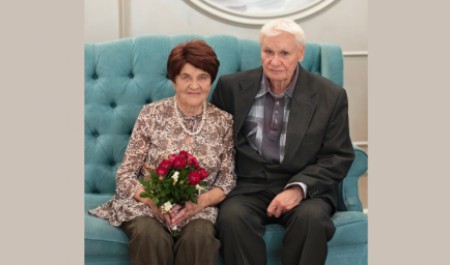 В Северодвинске супруги Дерягины отметили 60-летний юбилей семейной жизни