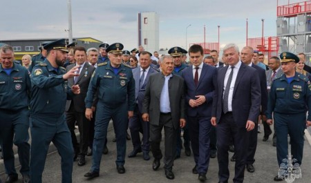 Главы МЧС России и Республики Татарстан открыли новые объекты пожарно-спасательной инфраструктуры в Казани