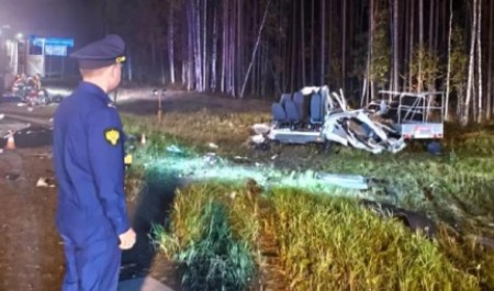 В Архангельской области объявили траур после гибели 13 человек в ДТП на М8